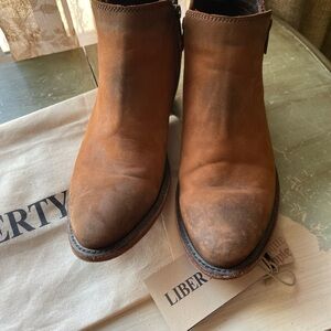 LIBERTY Black Brown Ankle Boots